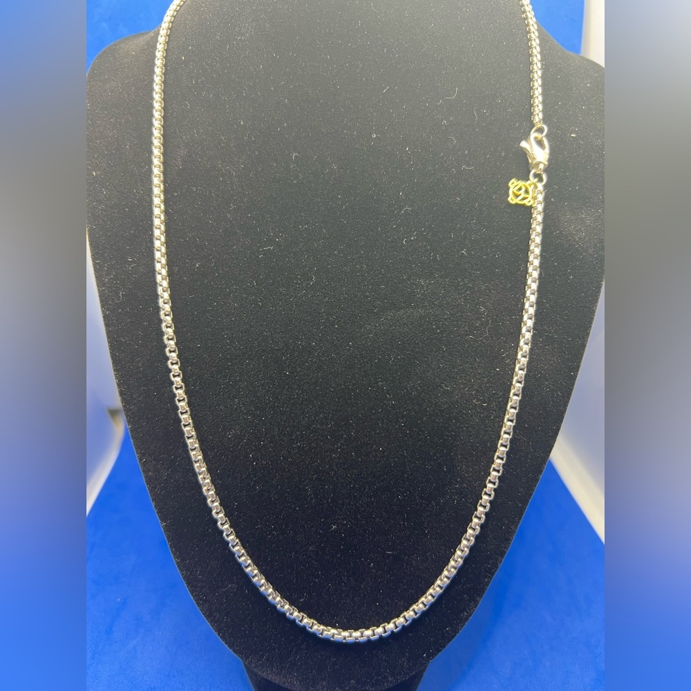 Authentic David Yurman Box Style Chain - Picture 4 of 7